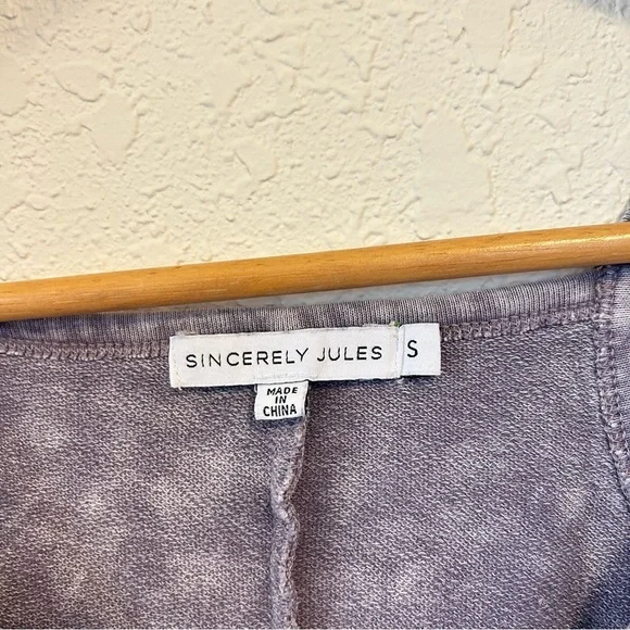 Sincerely Jules Purple Romper size small - Picture 4 of 7